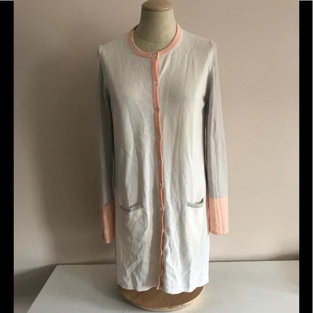 Lana D’Oro Cashmere cardigan Sz 40/ Lg